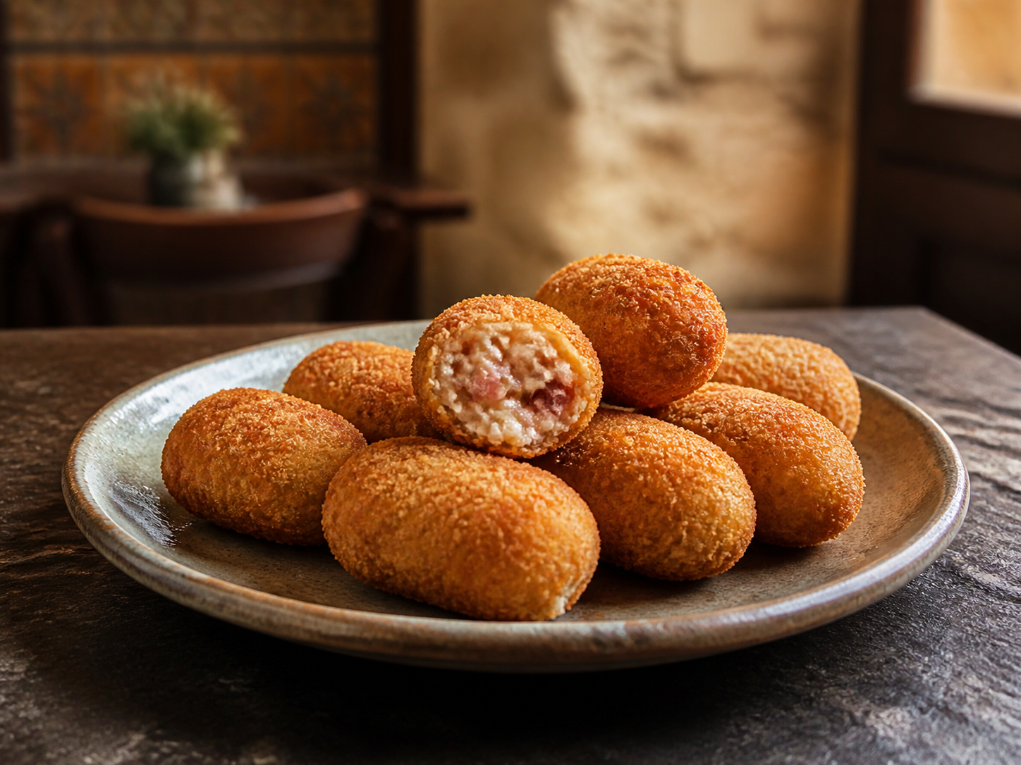 Croquetas de jamón ibérico