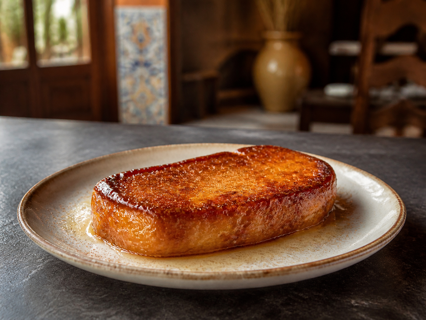 Torrija caramelizada